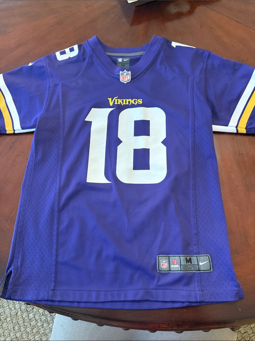 Nike Minnesota Vikings #18 Jefferson Youth Jersey